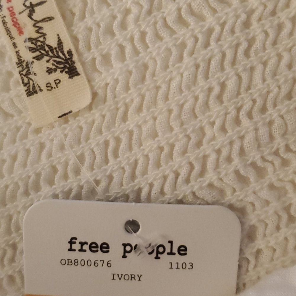 π Free People Dream Lover Crochet Trim Brami - Picture 6 of 7